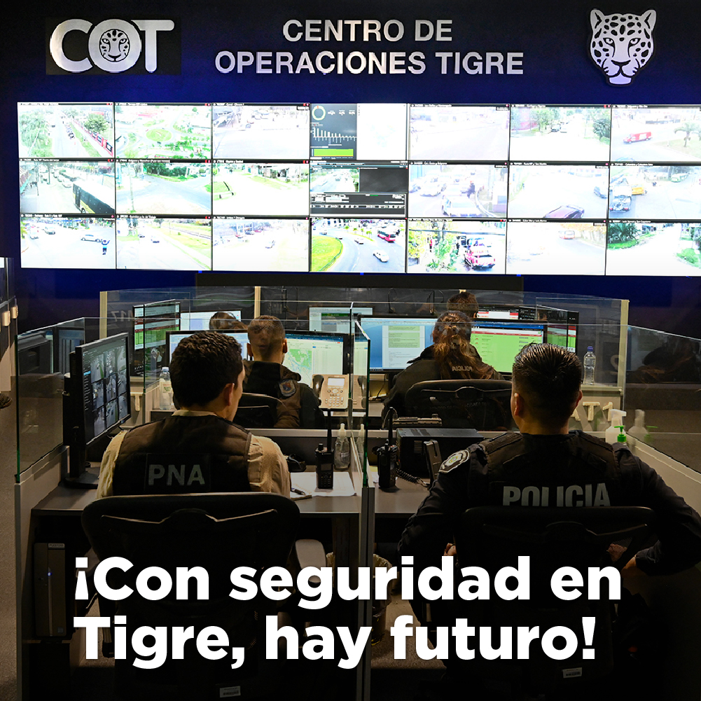 Con seguridad en Tigre hay futuro