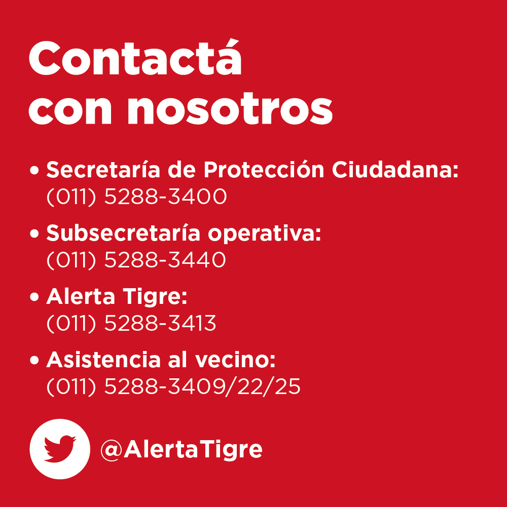 Contacto Secretaría de Protección Ciudadana