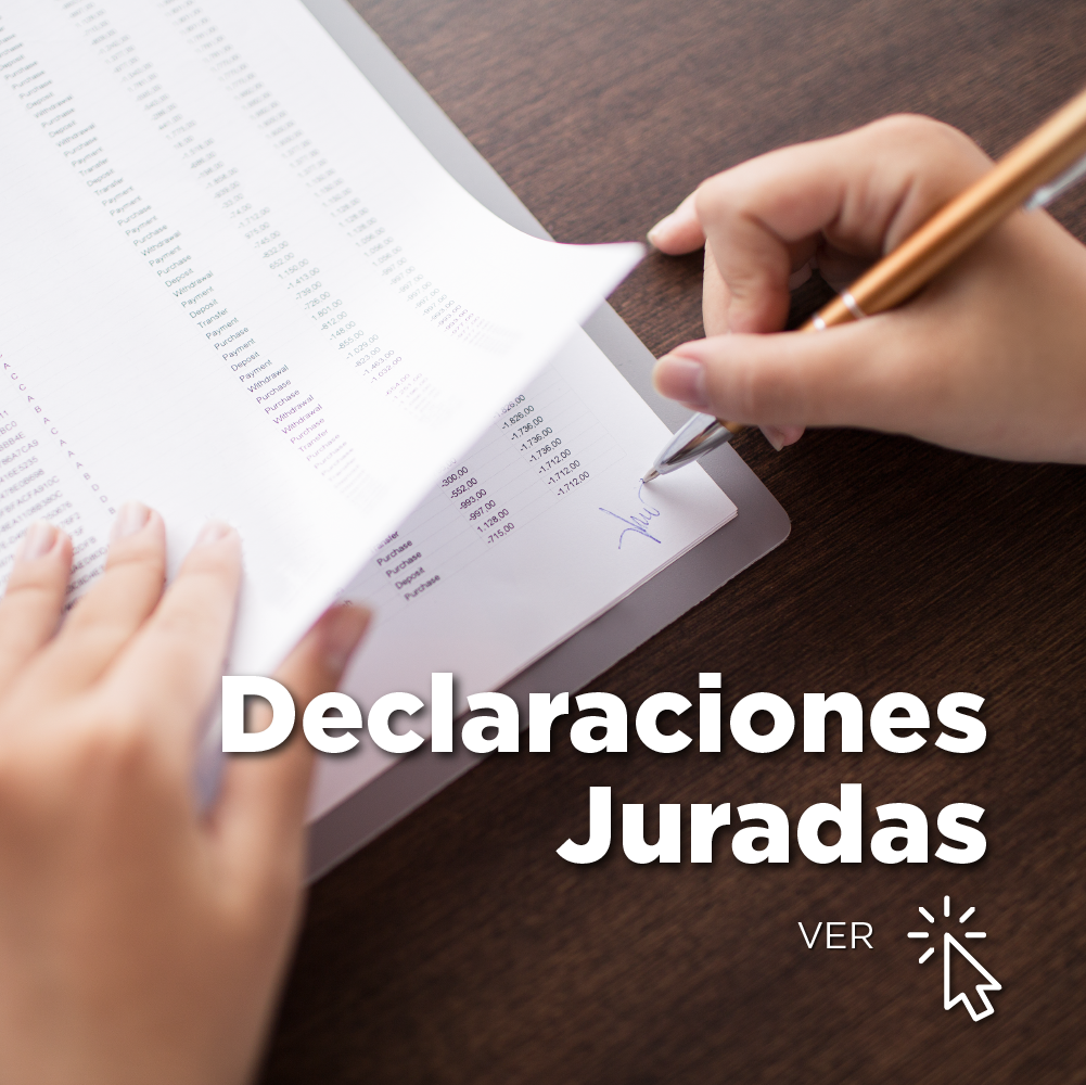 Declaraciones Juradas