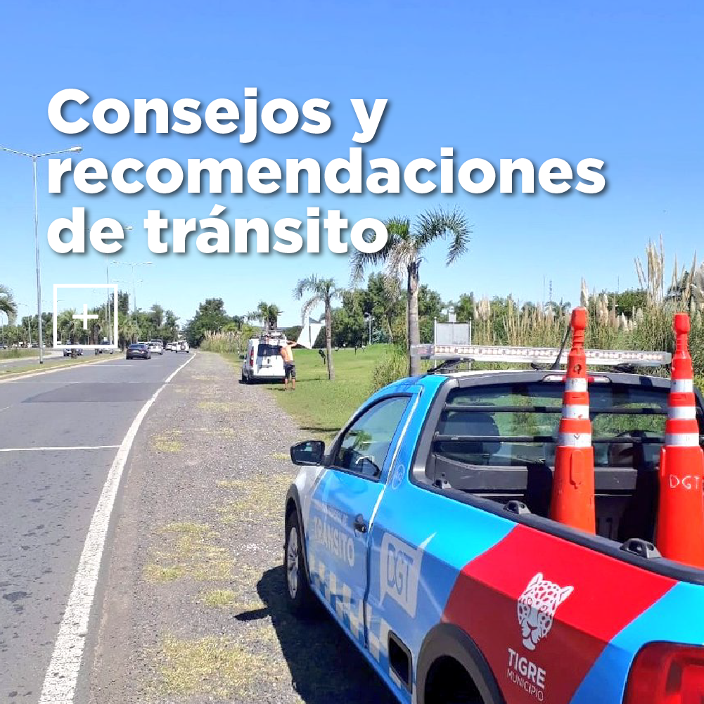 Consejos y recomendaciones de tránsito