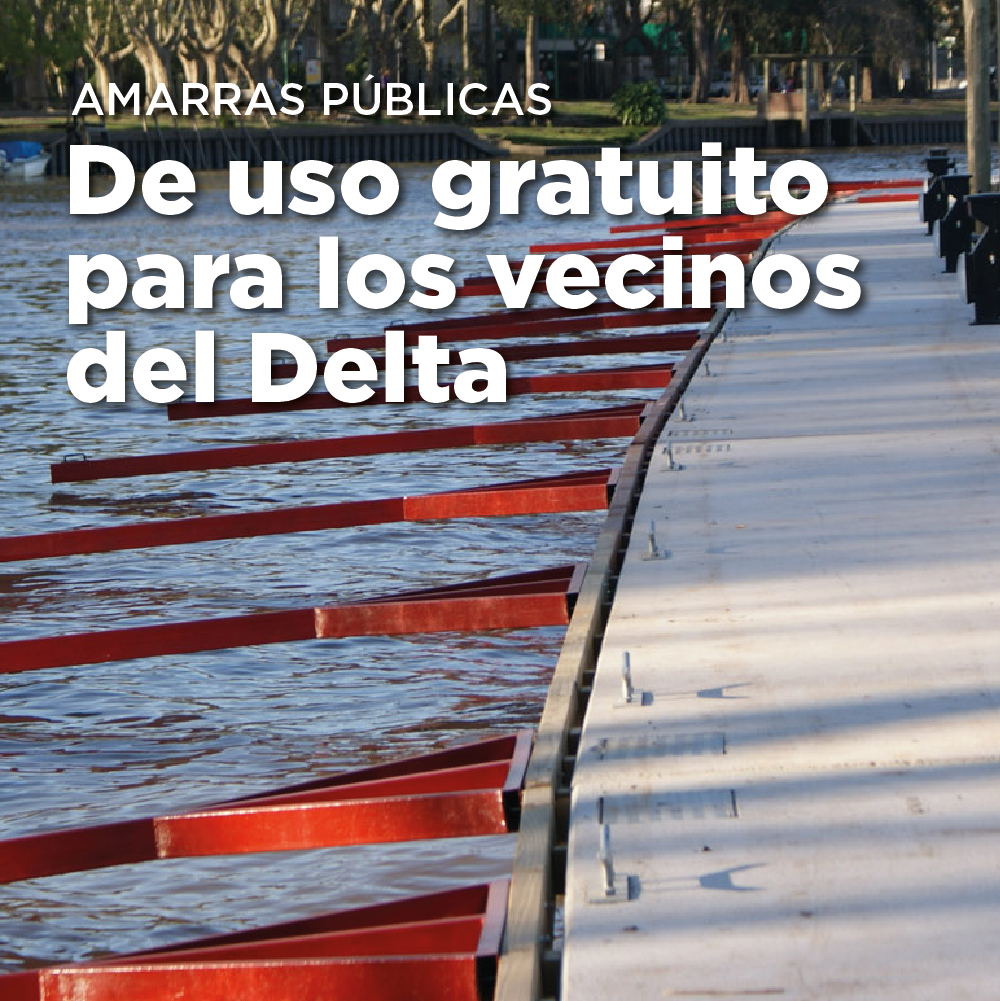 Amarras gratuitas para los vecinos